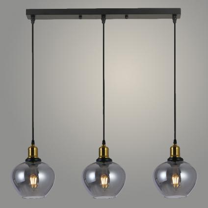 Подвес 74748/3HT BK+COP черный/медь 3х40W E27 d630 h800, 24